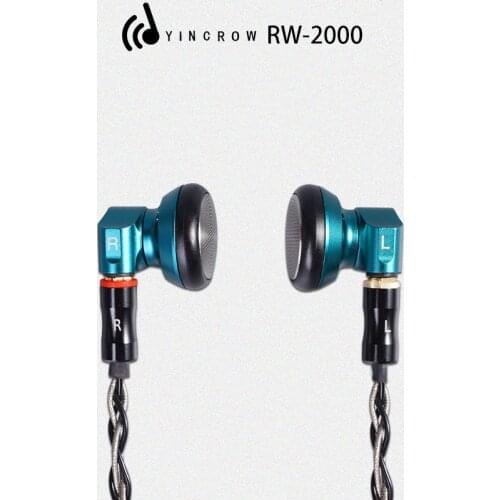Yincrow RW-2000 Flagship HIFI Metal CNC Earphone 15mm Dynamic Drive Earbud MMCX 2.5mm/4.4mm Balanced IEM RW-1000 ST-10s PK1 PK2