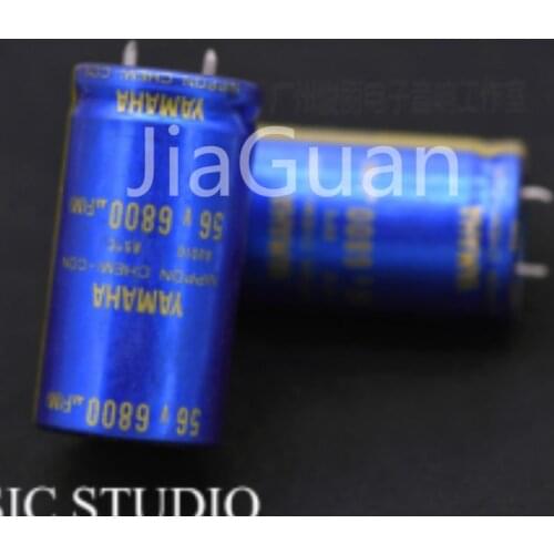 2pcs CHEMI-CON YAMAHA 56V6800UF 25x50MM NCC Filter electrolytic Capacitor NIPPON 6800UF 56V AUDIO Power amplifier 6800uF/56v