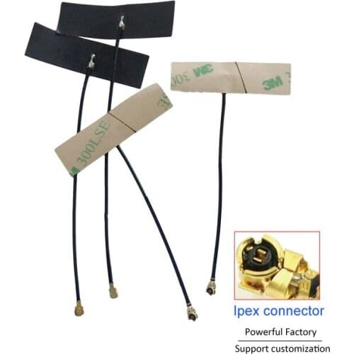 Wholesale Customized pcb aerial High Gain 5dBi Internal Wifi 2.4ghz Patch Antenna with IPEX 10PCS / batch
