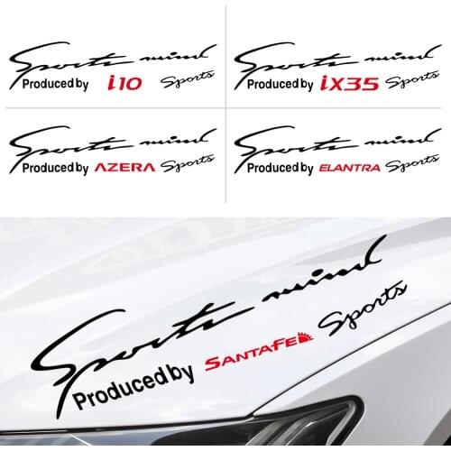 Car Sports Reflective Lamp Eyebrow Decoration Stickers Decal For Hyundai i20 i30 i40 ix35 solaris tucson creta kona GDI