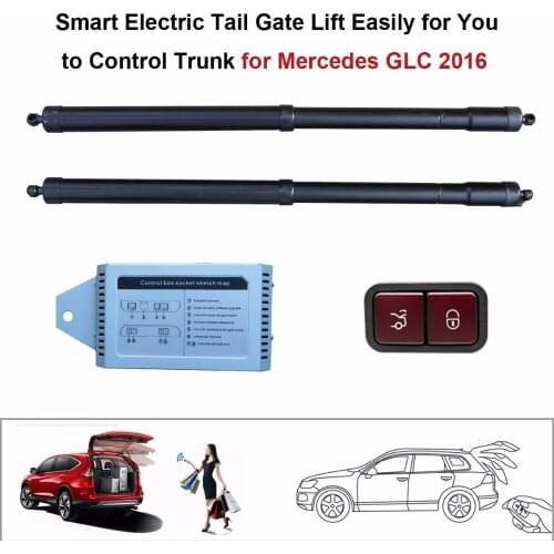 Car Smart Auto Electric Tail Gate Lift for Mercedes Benz GLC 2016 Control Set Height Avoid Pinch