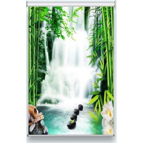 White dove flower sea 3D Roller Blinds Living Room Bedroom Hotel meeting room Roller Blinds For Windows Home Decoration