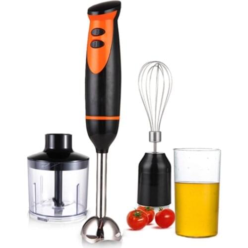 4-in-1 Multifunctional Hand Blender, 300W Immersion Mixer Meat Vegetable Grinder