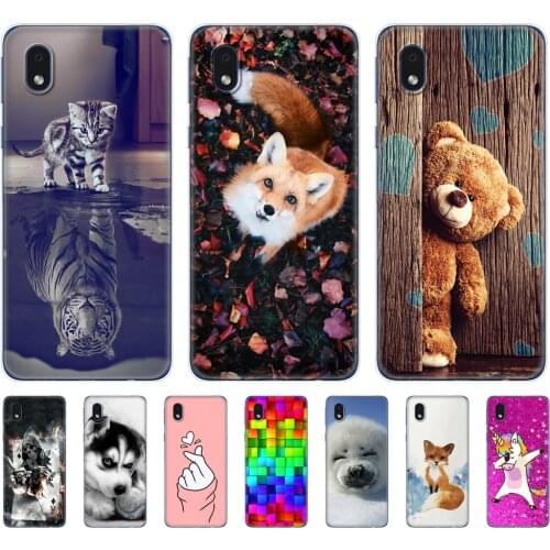 For Samsung Galaxy A01 core Case 5.45 inch Soft TPU Silicon Back Phone Case Cover For Samsung A01 core SM-A013 Coque Bumper