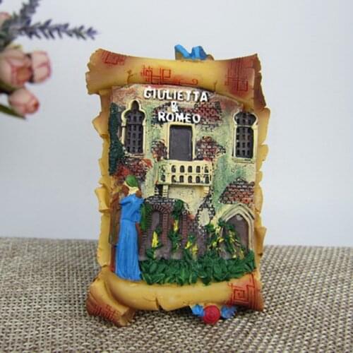 Italy Verona Tourism Souvenir Fridge Magnets Home of Romeo & Juliet Refrigerator Magnetic Message Stickers Home Decor Decoration