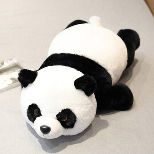 Stuffed Plush Toy Panda Soft Doll Hand Warmer Stuffed Furry Toys For Children Panda Lovely Peluches Grandes Giant Pillow JJ60MR