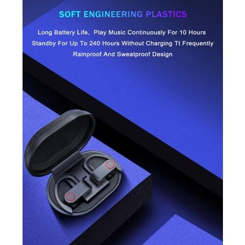 2019 A9 True Wireless Earbuds Handsfree Music Bluetooth 5.0 Wireless Earbuds TWS Bluetooth Earphone Waterproof Sport Headphone