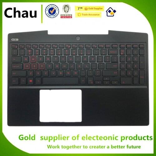 New For Dell G Series G3 15 3590 Upper Case Palmrest Cover Keyboard Backlight 8WVW8 08WVW8