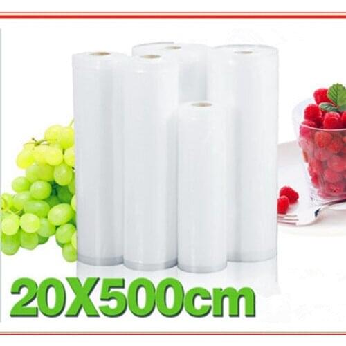 20cm*500cm,home vacuum food packing Bags,Hot Sale Keep food fresh Food Storage Bags Sealing Sealer Rolls