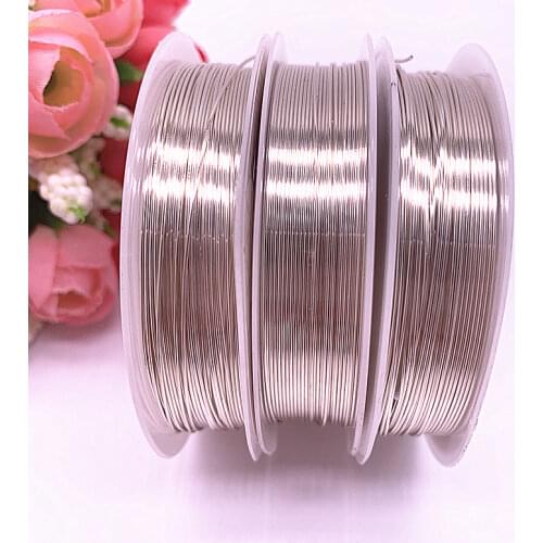 NEW 0.3/0.4/0.5/0.6//0.8/1.0mm Color Retention Copper Wires Beading Wire for Jewelry Making #02