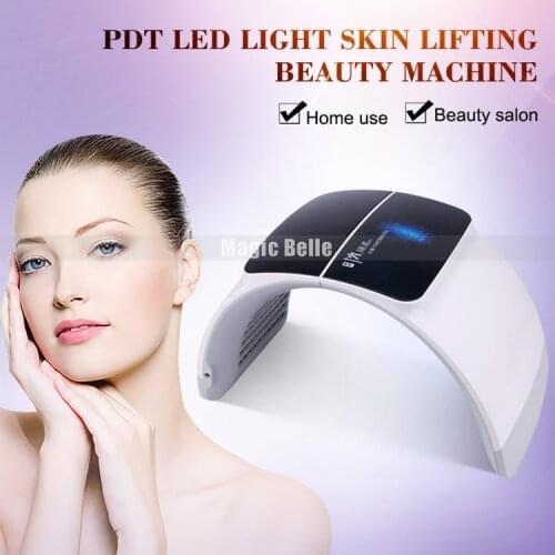 7 Color Electric Face Tightening Whitening Lifting Phototherapy Spectrometer PDT/LED Facial Skin Care Device