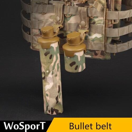 Shooting BB bullet bag capacity 3000 pcs compatible with molle system nylon bullet storage Plastic ammunition bag