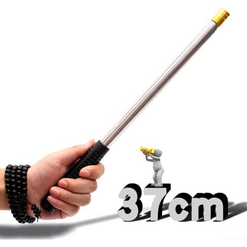 Flying Dip Net Pole Stainless Steel Super Hard Ultra Light Fishing Landing Net Rod for Fly Fishing 1.5M Hand Pole Tool Dia. 8mm