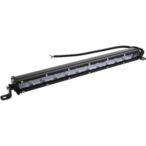 13Inch Slim LED Flood Work Light Bars Driving Fog Lamp IP67 9-32V 36W White for Jeep Off Road SUV ATV