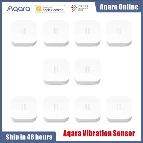 Aqara Smart Vibration Sensor Zigbee Motion Shock Sensor Detection Alarm Monitor Built In Gyro For Home Safety For xiaomi MI home