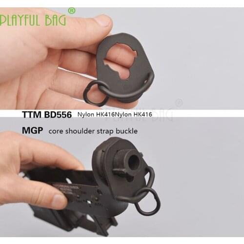 Outdoors CS"BD556TTM MMGP nylon HK416 casing" tail drag shoulder strap upgrade material drag core QD water bomb accessories M63