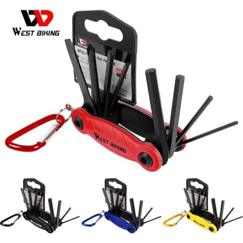 WEST BIKING Multifunction Bicycle Repair Tools Kit S2 Steel Hex Spoke Cycling Screwdriver MTB Road Cycling Bike Repair Tool
