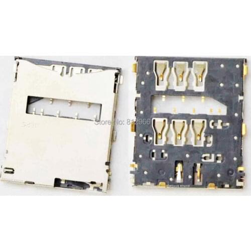 100PCS/lot,Original new for SONY Z LT36 L36 L36H C6602 C6603 sim card reader holder socket slot tray module