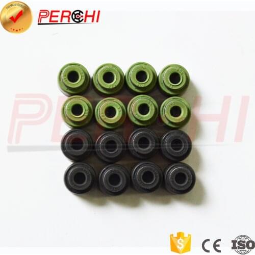 16 PCS Engine Valve Stem Oil Seal for Hyundai Kia Freddy-1.6 G4FC 22224 2B010 22224 2B000