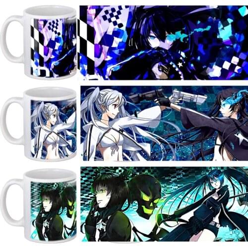 2021 black rock shooter Coffee Mug 350ml ceramic cerative Anime milk tea cups and mugs boy friends birthday gift mug
