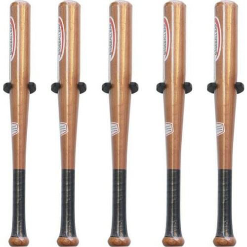 5pcs Vertical Baseball Bat Softball Bat Display Wall Mount Wall Rack Wall Holder