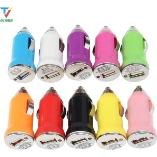 500pcs/lot Cheapest Universal Colorful Mini USB Car Charger For IPhone 4 4G 5S IPod ITouch HTC Samsung Blackberry Auto Adapter