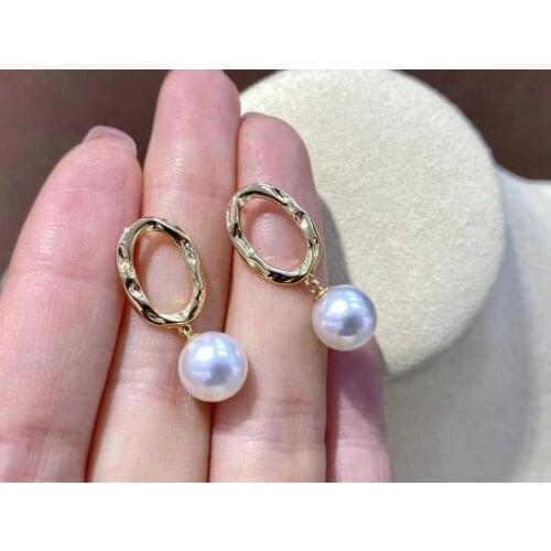 925 Sterling Silver Earrings Mounts Findings Mountings Settings Jewelry Parts Fittings for Pearls Coral Jade Agate Beads Stones