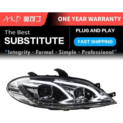 AKD Car Styling for Chevrolet Lacetti 2004 Headlights Lacetti LED Headlight DRL Dynamic Signal Head Lamp Automotive Accessories