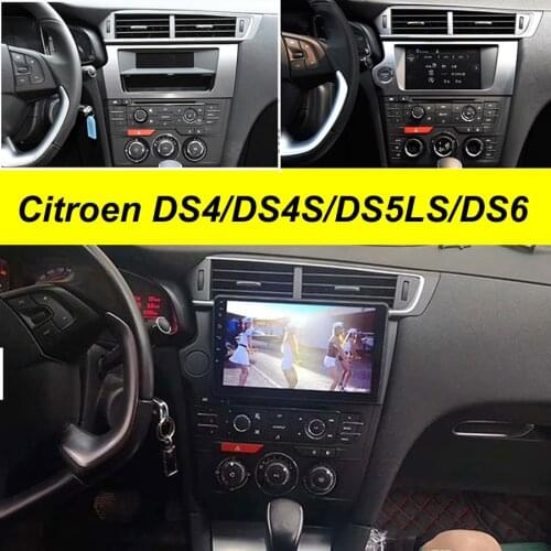 64GB Android 10.0 2Din Car Dvd Multimedia Player GPS For Citroen DS4 DS4S DS5LS DS6 Autoradio Navigation Stereo DSP Head Unit
