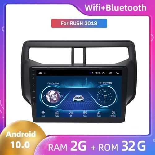 Android 10 Car Player GPS Navigation Multimedia radio stereo for Toyota Rush 2018 Reversing Image Android Smart GPS Navigation