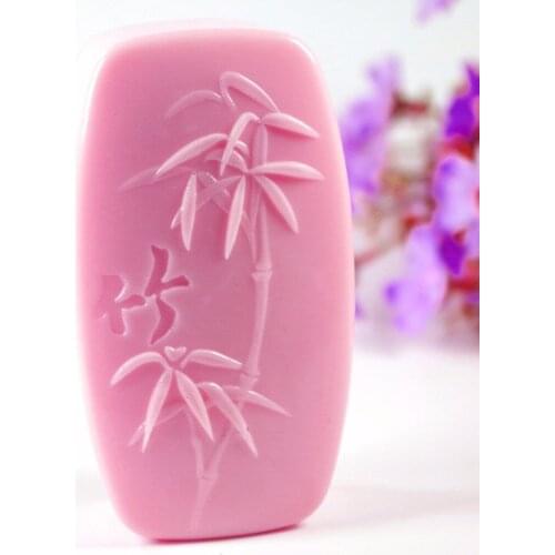 Bamboo Chinese Style y Mold S468 Craft Art Silicone 3D Soap Mold Craft Molds DIY Handmade Candle Molds