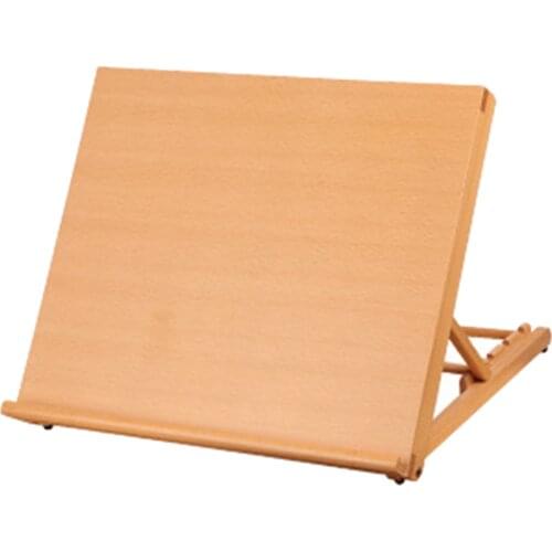 Large Workstation Wooden Drawing Board Artist Adjustable Table Easel Art & Craft