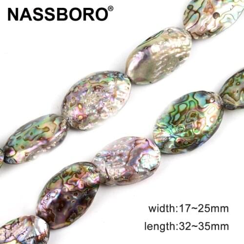 Natural Abalone Shell Beads Natural Gem Beads for Jewelry Making Strand 15" Spacer Bead Diy/Handmade Jewelry Wholesale Craft