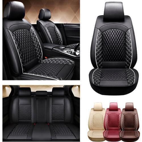 Car Seat Cover Full Seat Cushion For Ford Mondeo Ⅲ ⅣⅤ Taurus Mustang Ⅵ Territory Ranger Car Seat Leather Auto Parts 5 seats