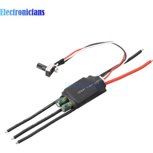 DC 7-24V 200W BLDC 3-Phase Brushless Motor Driver Hallless DC Motor Drive Board Speed Controller Module with Potentiometer