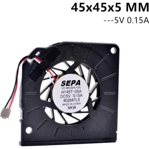 HY45T-05A 4.5cm 4505 5V 0.15A 45x45x5MM Laptop Blower Fan Fan Fluid Bearing Notebook Cooling fan