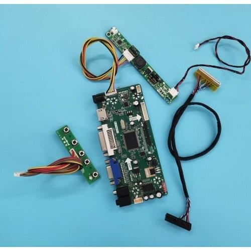 Kit for M185XW01 HDMI+DVI+VGA Controller Board Panel 30pin M.NT68676 LCD LVDS Display 1366x768 Audio LED Monitor 18.5"
