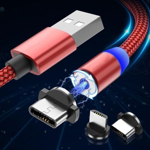 Magnetic Charger Cable Fast Charging USB Type C Cable For Nokia 3 V,3.1 A,3.1 C,6.2,7.2,9 PureView,X71, 5.1 Plus,6.1,6.1 Plus