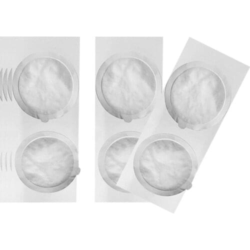 62mm Refillable Nespresso Capsules Sticker Disposable Nespresso Self Adhesive Foil Seal Aluminum Film Lid