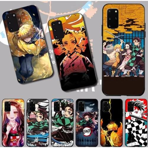 PENGHUWAN Anime Demon Slayer Kimetsu Soft Silicone TPU Phone Cover for Samsung S20 plus Ultra S6 S7 edge S8 S9 plus S10 5G