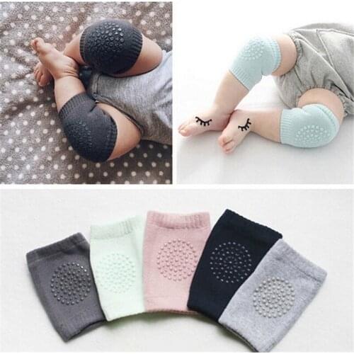 100Pair New Cotton Summer Baby Knee Pads Kids Anti Slip Crawl Necessary Knee Protector Baby Leg Warmers Sport