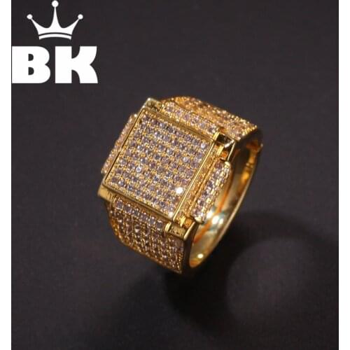 Full Eternity Wedding Band Rings Bulge and Square For Women Gold Silver Color CZ Paved Simple Jewelry Engagement Gifts