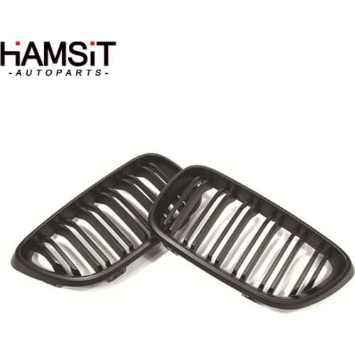 Hamsit Auto Matte Black Modified Racing Front Grille Car Accessories ABS plastic For BMW 2-Series F22 2014-2016 Wholesale