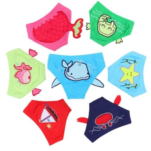 Boy Girl Swimming Trunks Children Swimwear Baby Swimsuit For Kids Cartoon Panties Lovely Summer Bathing wear Fashion Swim Diaper