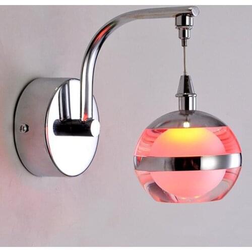 Nordic Bedroom Bedside Lamp Wall Lamp Simple Modern Aisle Corridor Hotel Golden Background Wall Lamp Creative LED Lamp