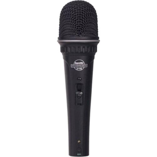 Superlux D108A professional Dynamic Vocal Microphone for singing,speech and recording ,with on/off switch locking function