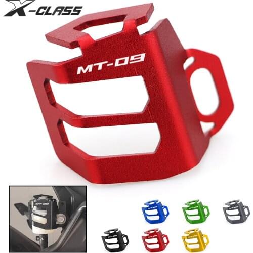 Motorcycle Oil Cup Protector Rear Brake Fluid Tank Cover Guard CNC Aluminum Accessories For Yamaha MT09 2014-2016 2017 2019 2020