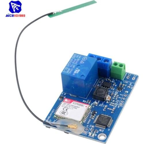 Diymore GSM SIM800C Relay Module SIM800C STM32F103CBT6 Antenna 2G Network for Arduino Smart Home SMS GSM Remote Control Switch