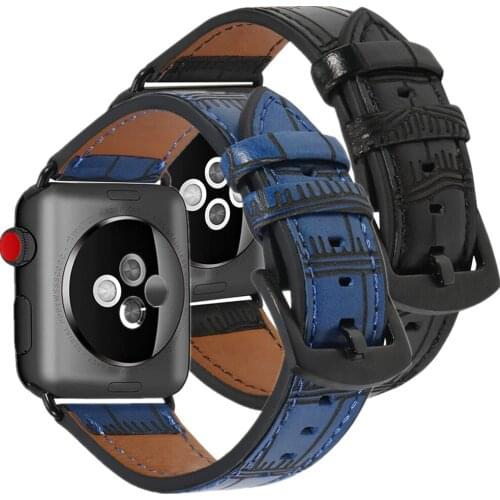 Correa for apple watch ремешок 5 3 4 strap for applewatch iwatch band 38mm 42mm pulseira leather correa 44mm 40mm watchband