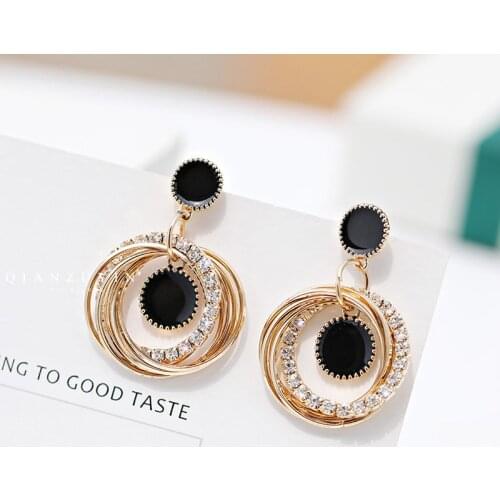 High-end earrings 2020 trendy temperament earrings earrings women earrings exquisite Prevent Allergy Womens Earrings Pendant